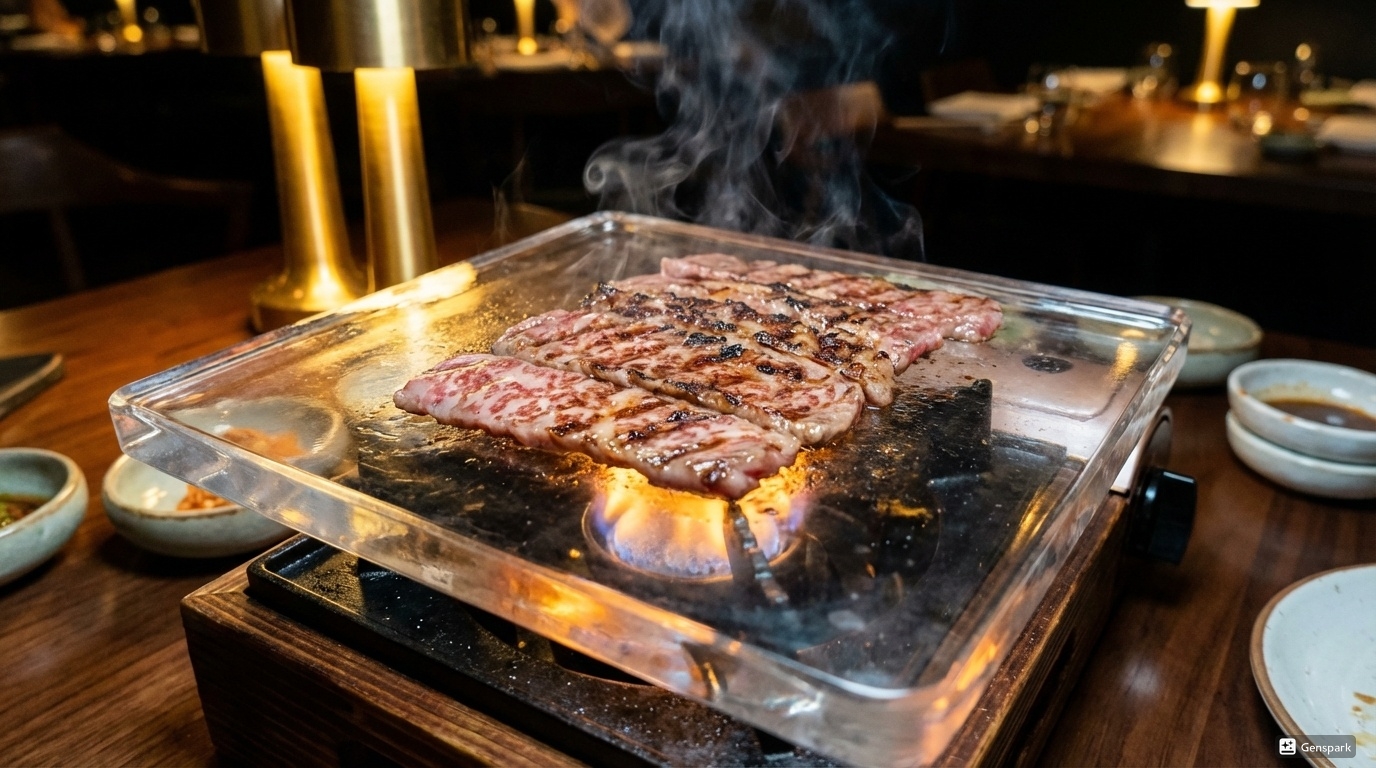 水晶プレートで肉を焼く、水晶焼きとは？ -