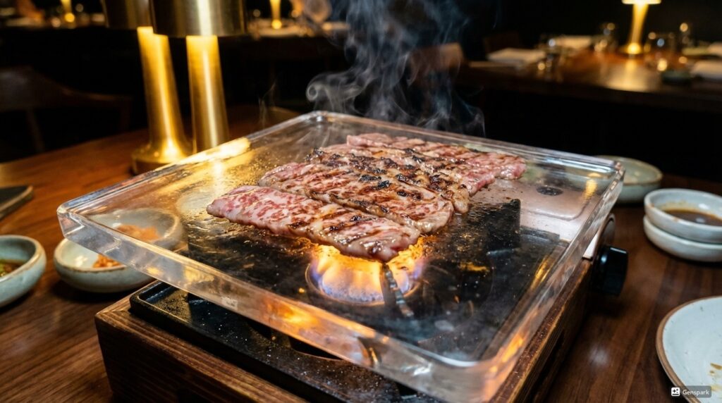 水晶プレートで肉を焼く、水晶焼きとは？ -